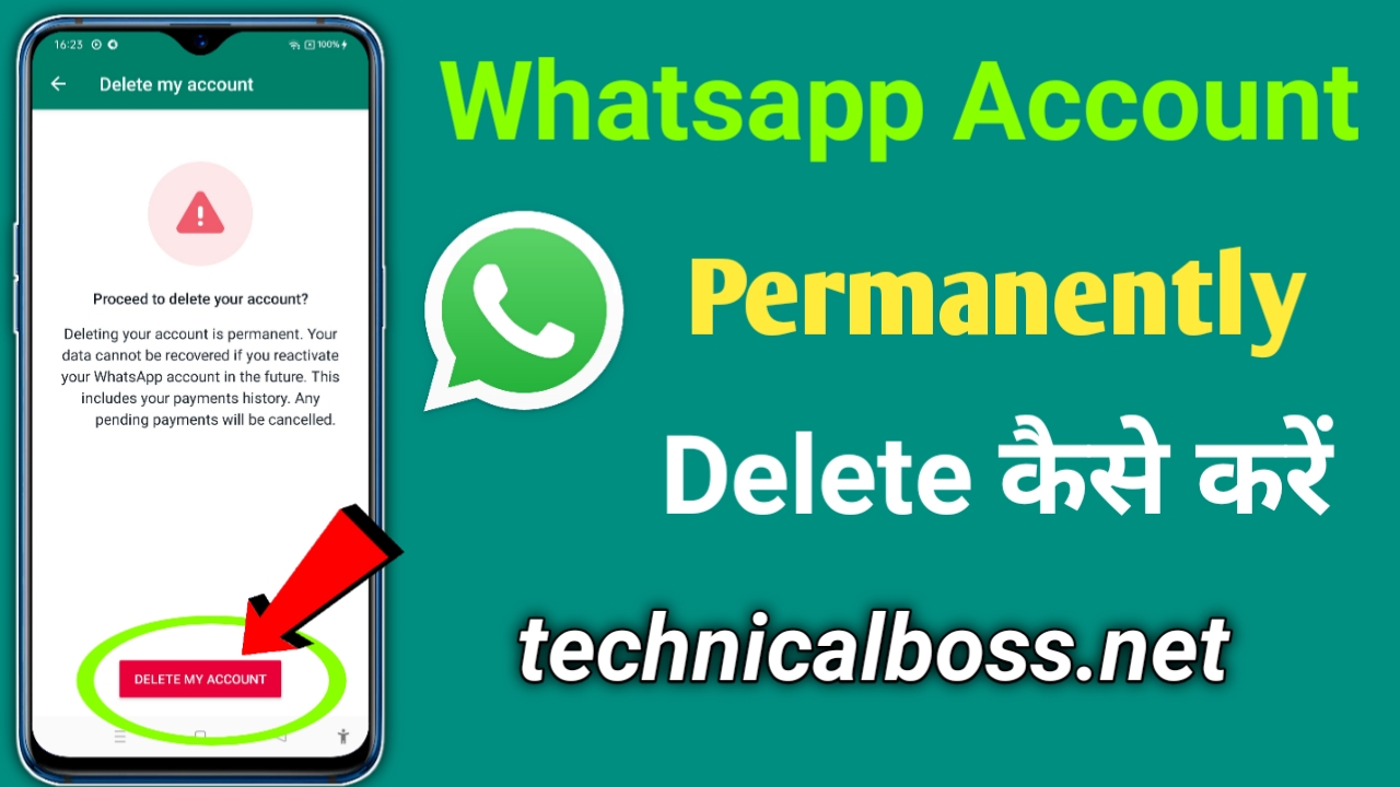 How to delete your whatsapp account