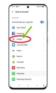 How to delete email id from phone 