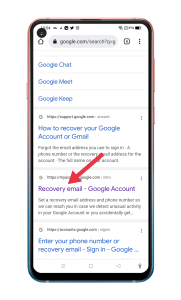 google account recovery 