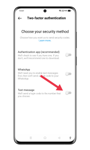 how to enable two fector authentication