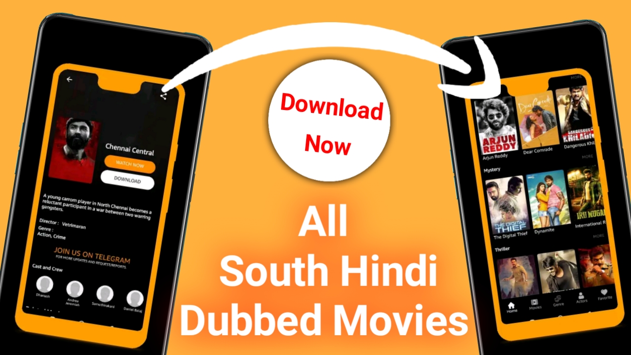 South hindi dubbed movies kaise download kare?