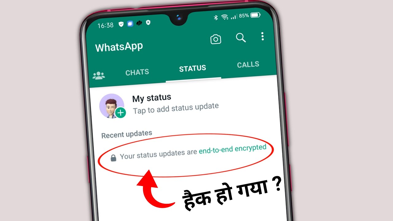 Your status updates are end-to-end encrypted Kya Hai?