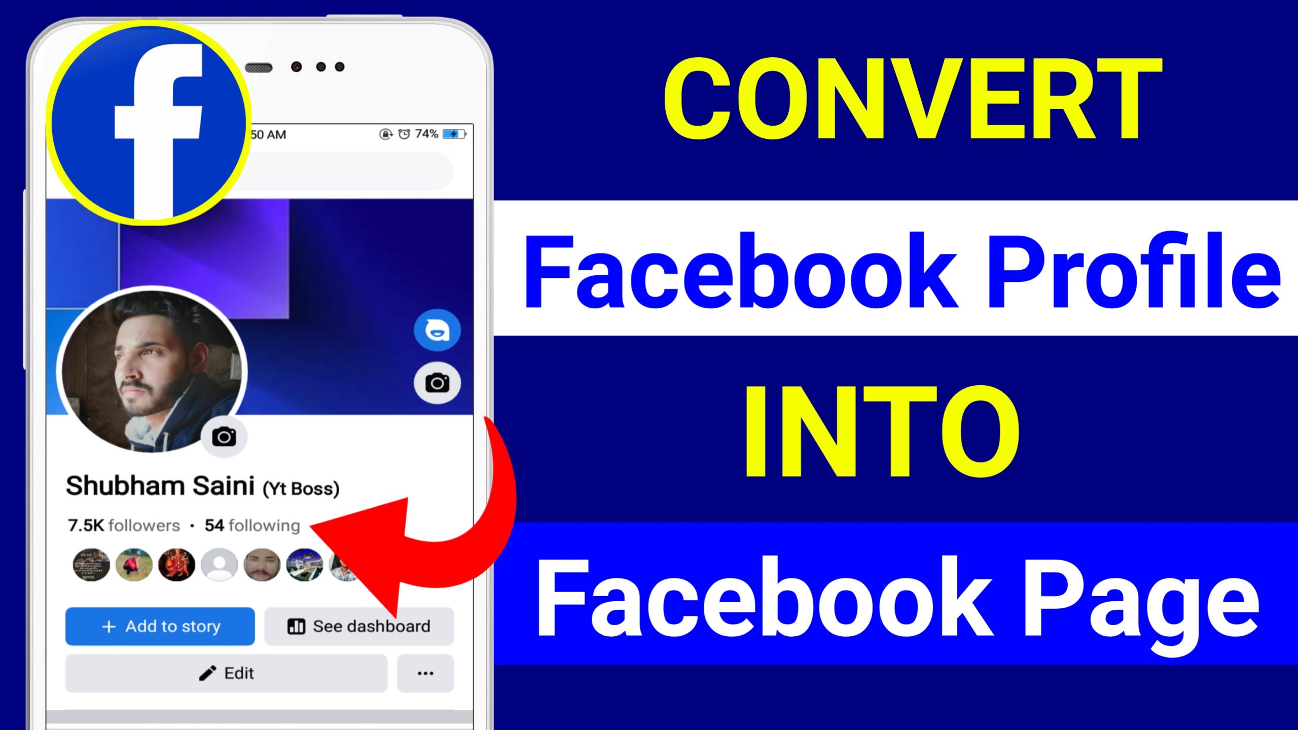 Facebook Profile ko Page me kaise Convert kare | How to Convert Facebook Profile to Page 