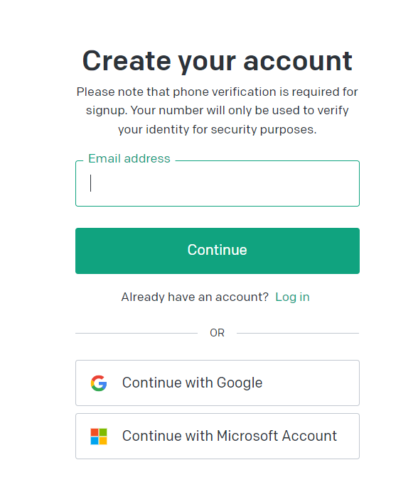 step 4 Create Account on ChatGPT