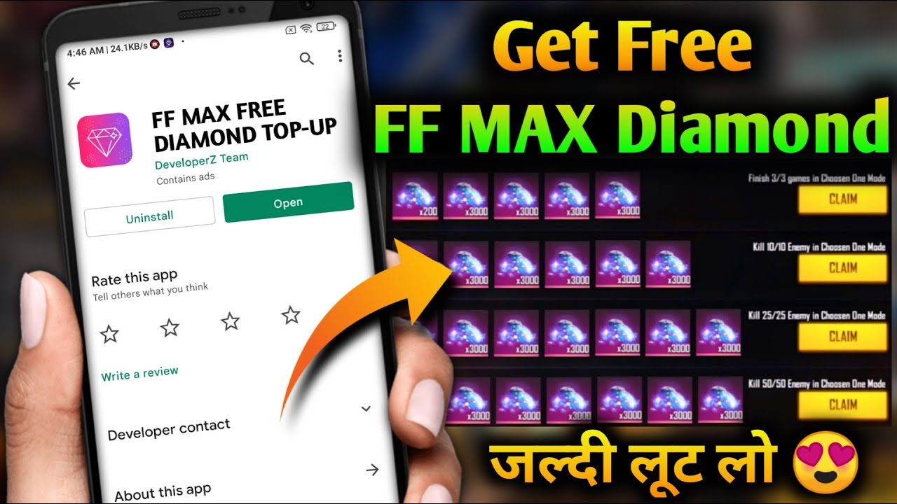 Diamond Hack 99999 Mod: क्या Free Fire MAX में डायमंड हैक 99999 मोड का  उपयोग करना खिलाड़ियों के लिए हानिकारक है?