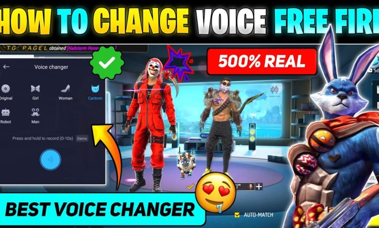 Free Fire Max Voice Changer